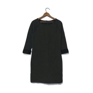Gap gray sweater dress 3/4 cuff sleeve size XS